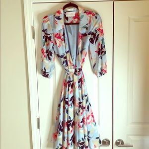 Floral collar dress